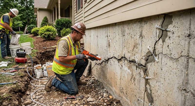 Cracked Foundation Repair in Palm Beach Gardens, FL