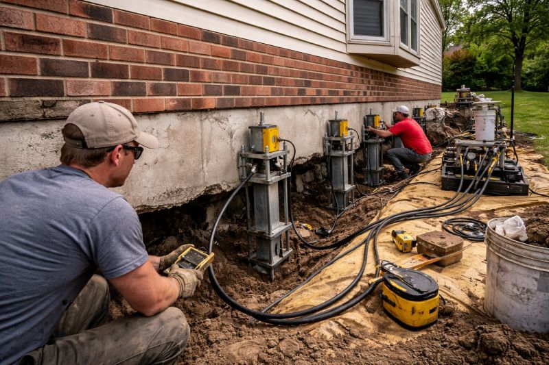 Settling Foundation Service in Palm Beach Gardens, FL